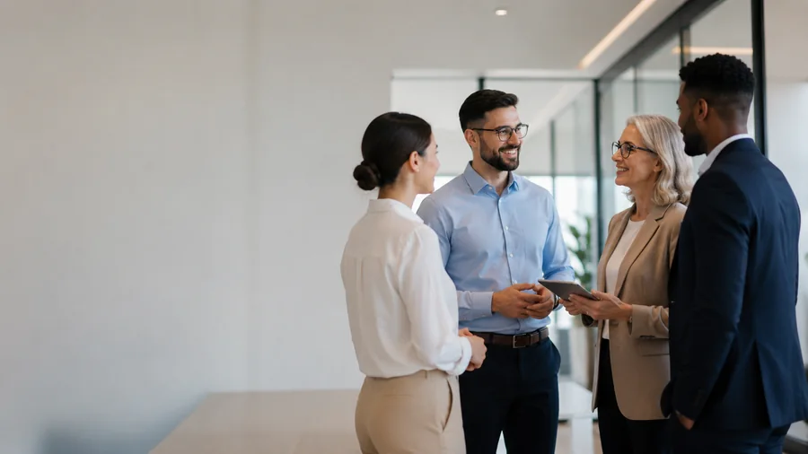 Reunião de consultoria e planejamento empresarial